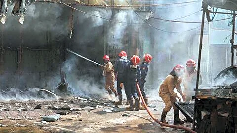 Malviya Nagar Flourish stays fire kills 21, Jay Mishra missing