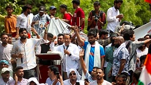Sonam Wangchuk praises peaceful Jantar Mantar protest over exam irregularities