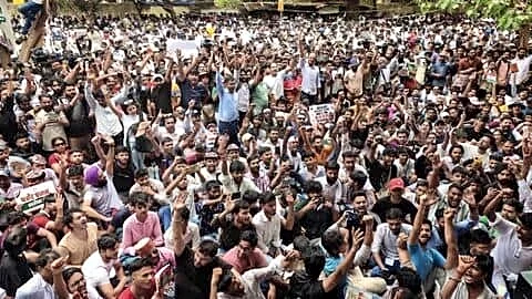Cockroach Janta Party holds Delhi protest demanding Dharmendra Pradhan's resignation