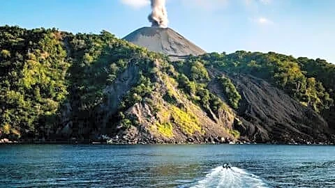 India's lone active volcano Barren Island reawakened after 1991