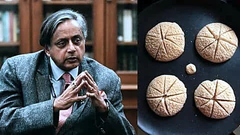 Shashi Tharoor jokes about idlis sliced like data partitions