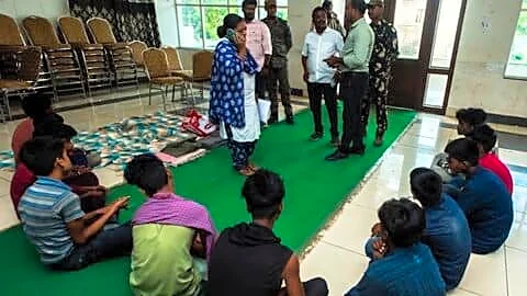 Fifteen children trafficked from Bihar rescued at Ongole, 12 arrested