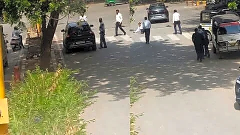 Wrong side SUV injures head constable Rahul near Sarai Julena