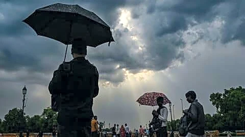 IMD issues red alert for Delhi June 12 thunderstorms hail