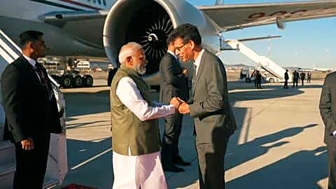 Narendra Modi lands in Nice, inaugurates Bharat Innovates platform