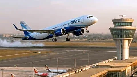 Jewar International Airport in Greater Noida welcomes inaugural IndiGo flight