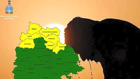 IMD warns Telangana of heatwave and thunderstorms June 16
