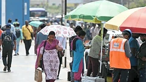 Chennai near 40°C amid dry winds and clear skies