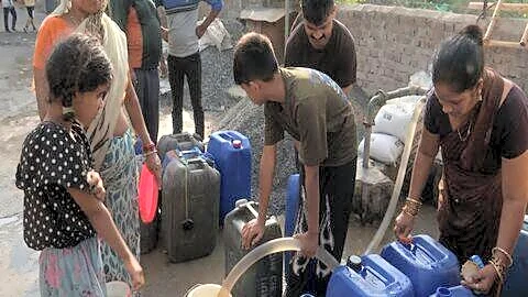 Patel Nagar residents endure weekly tanker waits amid summer heat