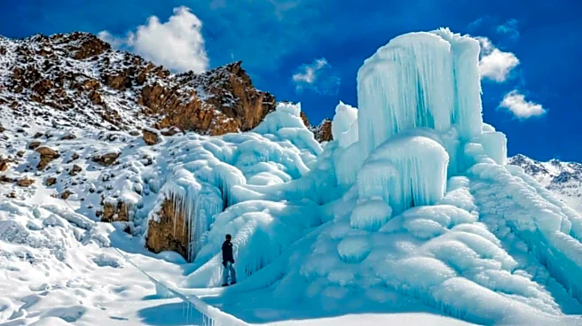 As glaciers vanish, Ladakh turns to man-made ice pyramids