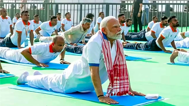 PM Modi leads International Day of Yoga celebrations in Kolkata