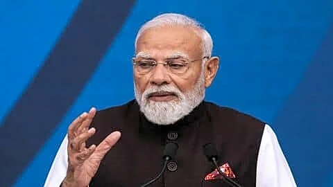 Narendra Modi commissions 3 Indian-made navy ships, stresses maritime strength