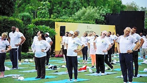 S Jaishankar joins International Yoga Day 'Yoga for Healthy Ageing'