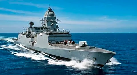 Prime Minister Narendra Modi commissions 3 made-in-India warships in Kolkata