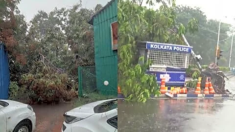 Kolkata battered by heavy rain and 60 kph gusts