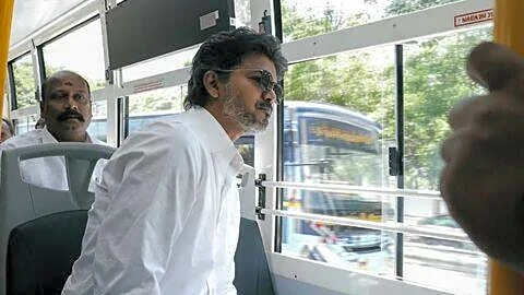 Tamil Nadu CM Vijay launches 300 TNSTC busses in Chennai
