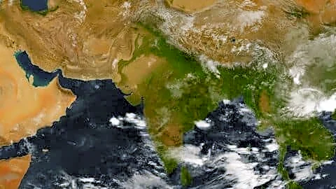 India's southwest monsoon 45% below normal from June 4-26 2026