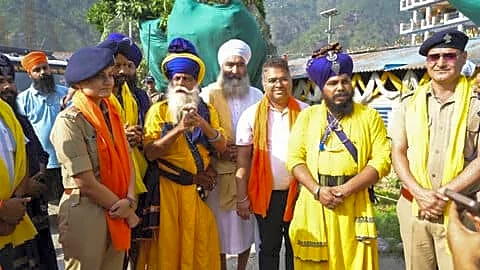 Nihangs camp at Paonta Sahib Gurdwara, demand release of 4