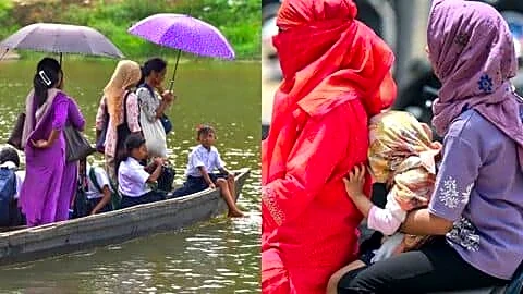 India braces for northeast flood risk, north heatwave and thunderstorms