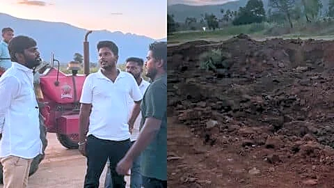 Thangamangani allegedly threatens Srivilliputhur MLA in Mamsapuram over sand mining