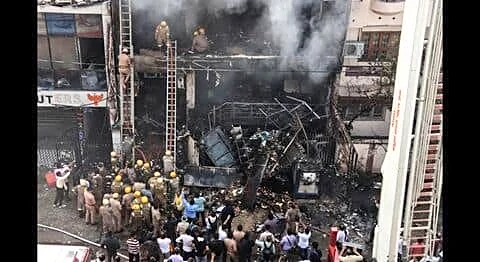 Virendra Prasad Shukla faces FIR after Aliganj fire killed 15