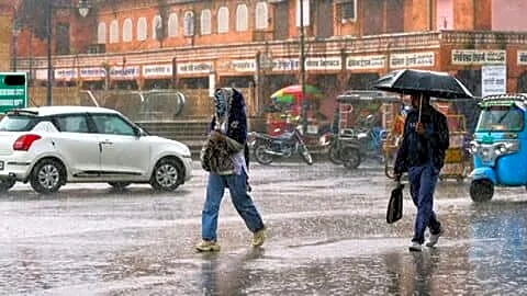 Southwest monsoon reaches Rajasthan, rain line covers Tonk Jaipur Alwar