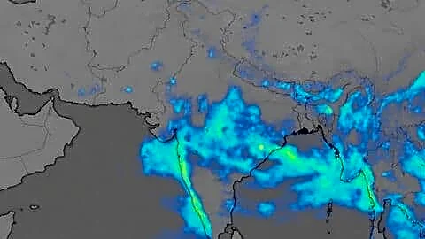 ISRO satellites show monsoon bringing heavy rains across Gujarat