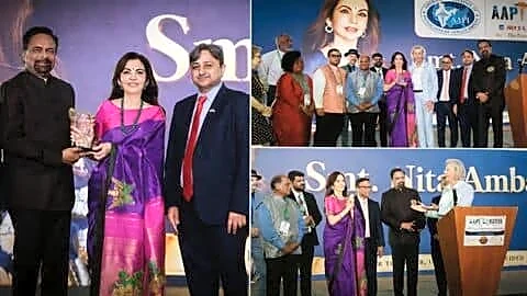 Nita Ambani receives AAPI Humanitarian Award for healthcare and education