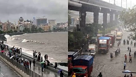 Mumbai under IMD red alert as heavy rain floods city