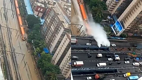 Mumbai monsoon strands thousands as Vande Bharat video goes viral