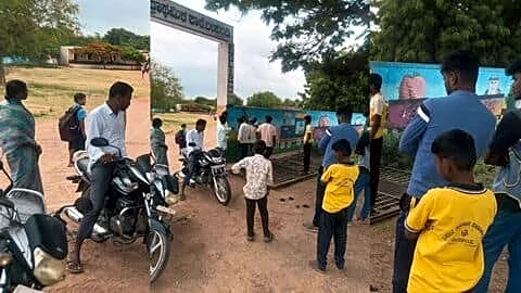 Gate collapse at government school in Balakundi, Karnataka injures 4