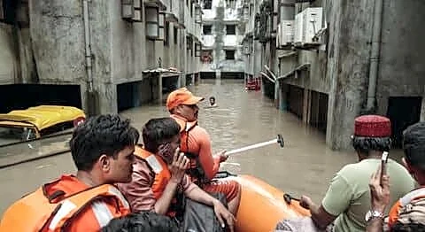 Surat floods after record rainfall kill 9, displace over 3,500
