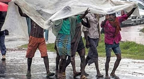 Nonstop rain in Tripura forces over 2,500 into relief camps