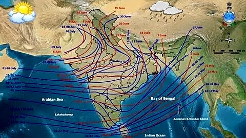 Southwest monsoon reaches every part of India 1 day late