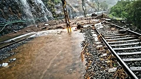 Bhor Ghat landslides force cancelation of 30 Mumbai Pune trains