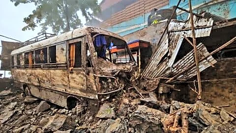 Heavy rains trigger Mizoram flooding and landslides displacing 82 families