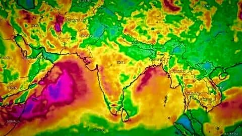 India Meteorological Department says southwest monsoon covers India, deficit 14%
