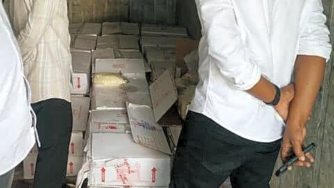Telangana authorities seized 850kg of suspected ghee and cream
