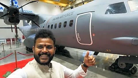 India's 1st C-295 built at Tata Vadodara completes maiden flight
