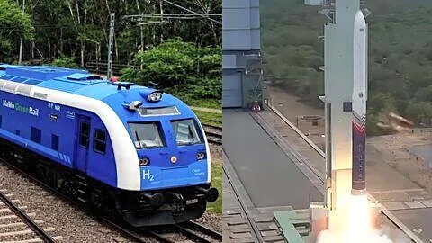 India unveils hydrogen train as Skyroot launches Vikram-1 rocket
