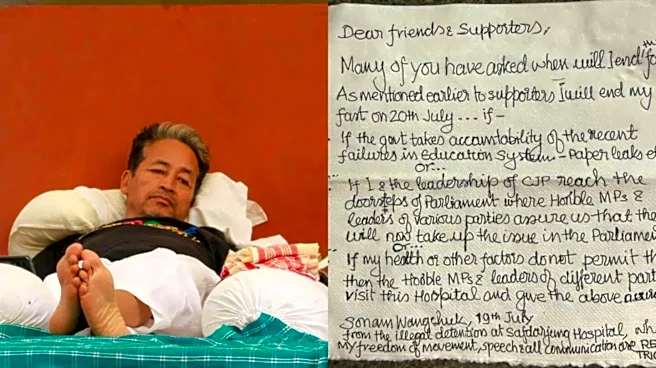 Sonam Wangchuk lists 3 conditions to end hunger strike