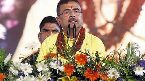 Suvendu Adhikari unveils Kolkata Water Metro and metro links