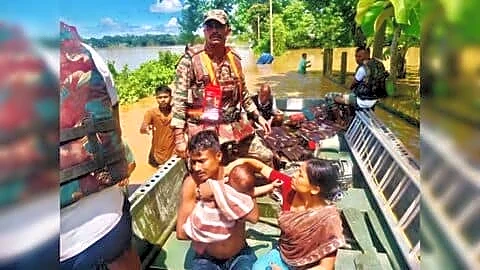 Indian Army rescues over 200 in Sivasagar Charaideo Jorhat