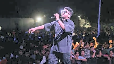 Chennai police detained then released rapper Arivu during NEET protest