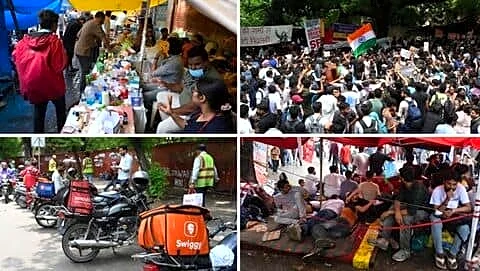 Delhi residents deliver food after Jantar Mantar police crackdown