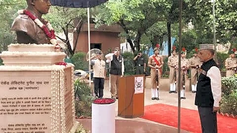 Second Lieutenant Puneet Nath Datt bust unveiled in Defence Colony