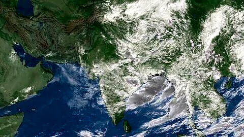 First deep depression in Bay of Bengal strengthens India's monsoon