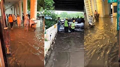 Heavy rain causes serious waterlogging across Delhi, Connaught Place flooded