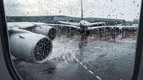 Delhi NCR hit by heavy rain, waterlogging, traffic, flight advisories