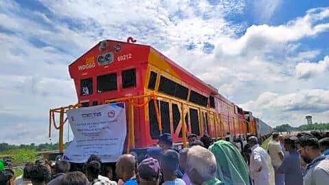 First-ever direct freight train uses new protocol Kolkata Port Biratnagar